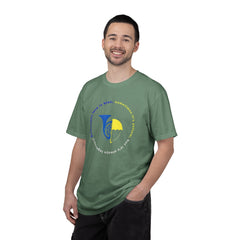 Blue French Horn & Yellow Umbrella T-Shirt — HIMYM Fan Tee
