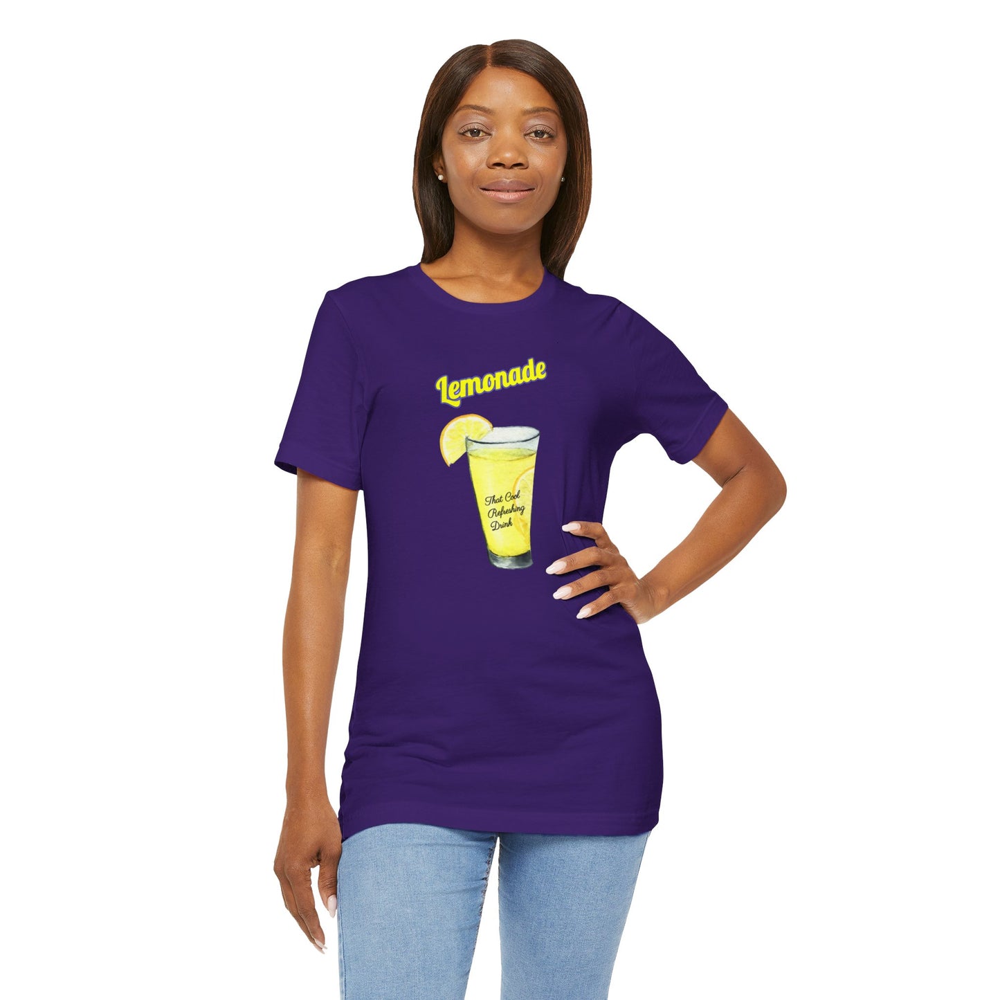 Lemonade That Cool Refreshing Drink, Graphic Unisex Jersey Short Sleeve Tee