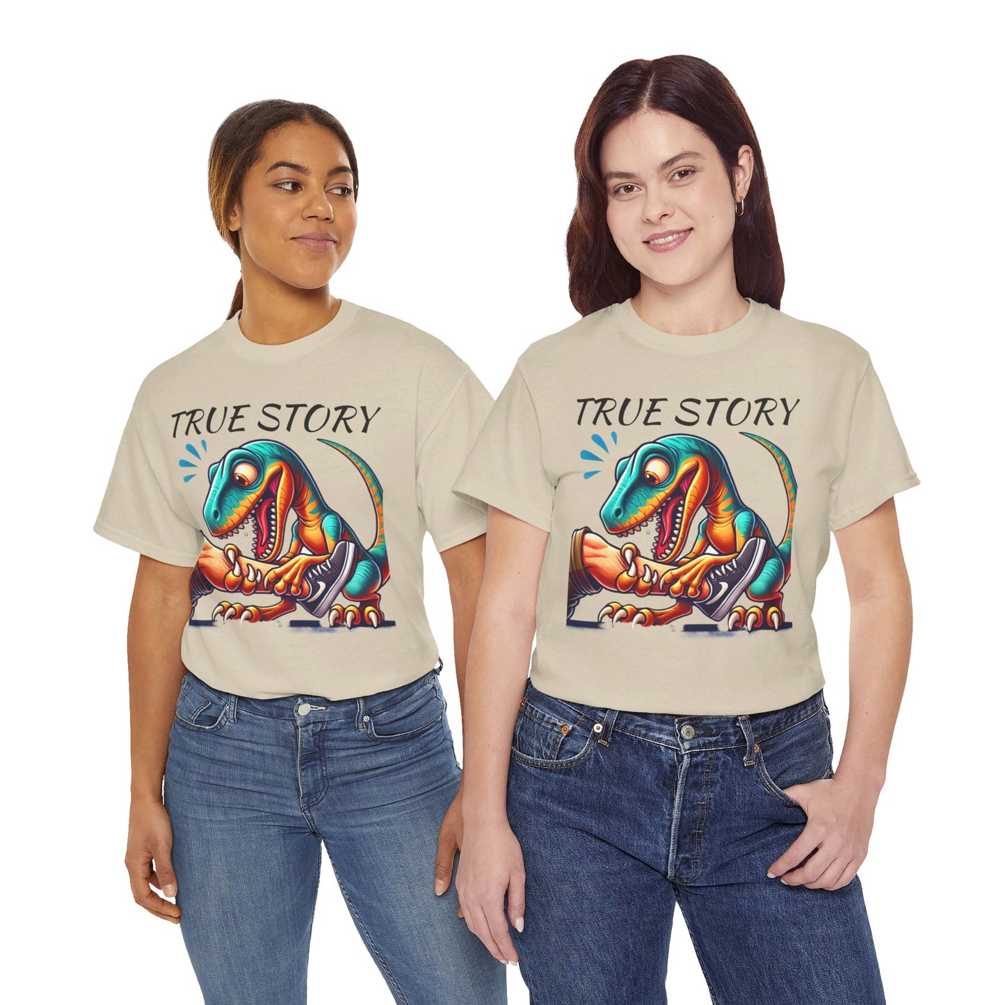 True Story Amputee Dinosaur Humor - Unisex Garment-Dyed T-shirt