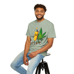 Vintage 'Lighter & Weed' Graphic T-Shirt — Relaxed Stoner/Cannabis Tee