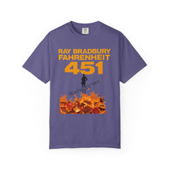 Fahrenheit 451 Graphic T-shirt, Unisex Book Lover Tee, Literary Gift, Reading Enthusiast Apparel, Ray Bradbury Merch, Cozy Casual Wear