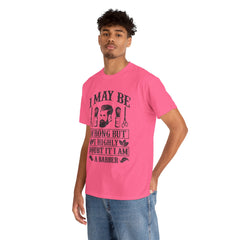 Humorous Barber Tee, Funny Barber Gifts, Unisex Cotton Shirt, Barber Appreciation, Father's Day Gift Tee, Hair Stylist T-Shirt