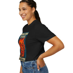 Funny I'm Not A Pyro I'm Just A Talking Head Music-Inspired Unisex T-Shirt - Burning Down the House Design