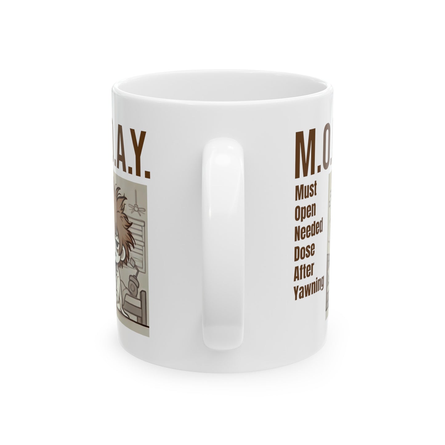 MONDAY Definition Funny Graphic Ceramic Mug, (11oz, 15oz)