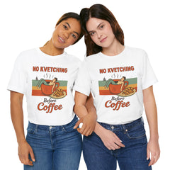 Cozy Coffee Lover Tee, No Kvetching Before Coffee Shirt, Funny Gift for Coffee Enthusiasts, Unisex Casual Apparel, Perfect for [...]