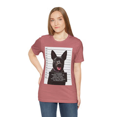 K9 Mugshot Personalized with your Dog T-Shirt