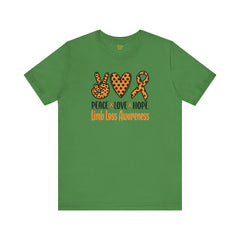 Limb Loss Awareness - Unisex Short Sleeve Tee,Amputee Awareness,Leg Amputee,Arm Amputee,Gift For Him,Gift For Her,Unique Amputee Gift