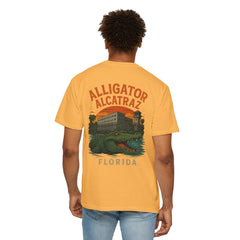 Alligator Alcatraz T-Shirt, Vintage Style Tee, Florida Souvenir Shirt, Unisex Graphic Top, Comfortable Casual Wear