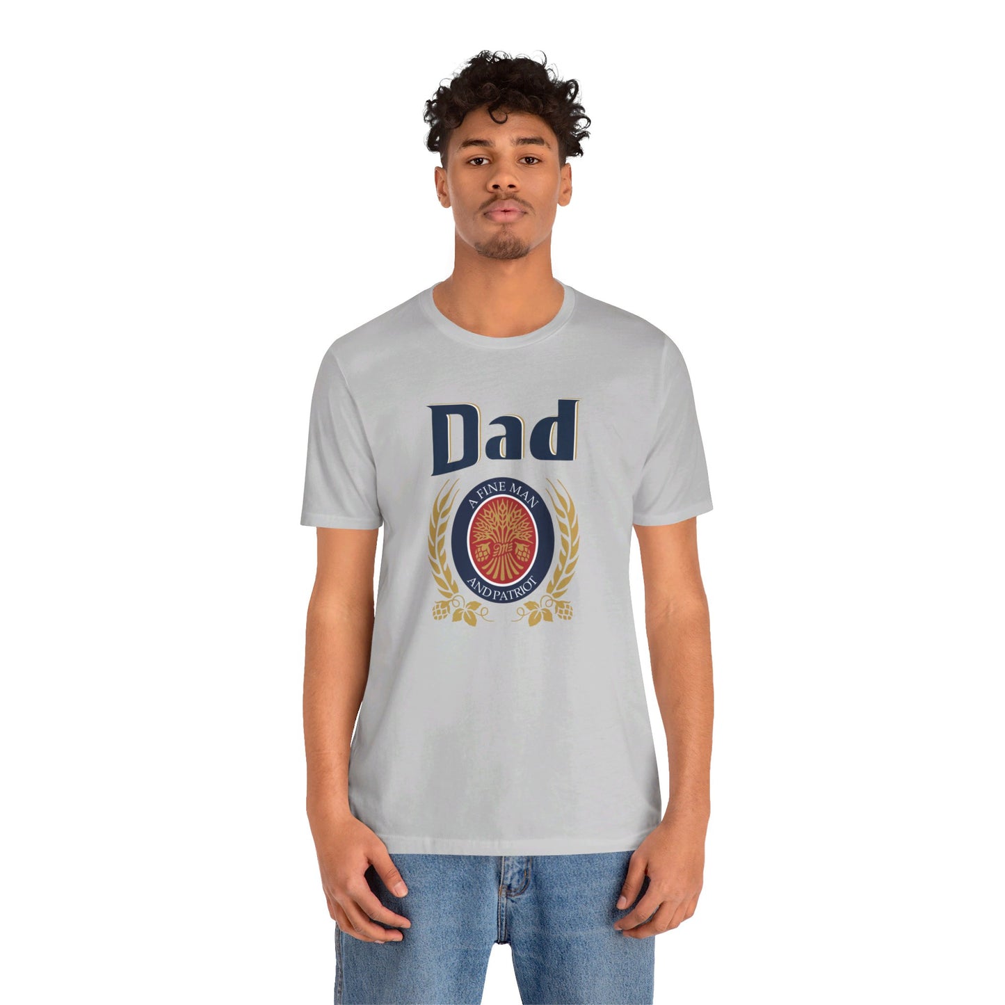 DAD A Fine man and Patriot, Unisex Softstyle T-Shirt