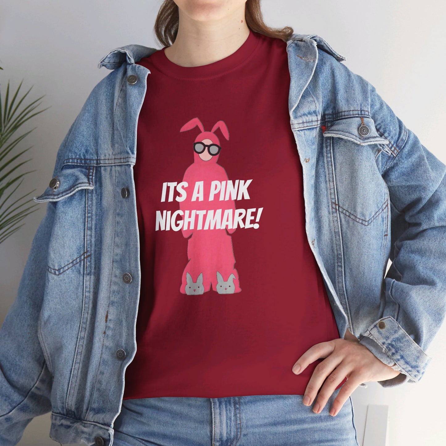 Ralphie Its a Pink Nightmare - Unisex Heavy Cotton Tee