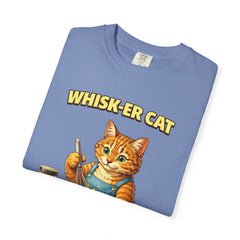 Whisker Cat Baking T-Shirt — Cute Cat Chef Graphic Tee