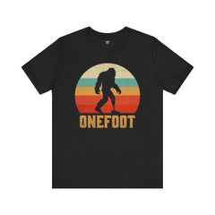 Retro Sunset Bigfoot Tee - Amputee Awareness T-Shirt