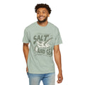 Sea Turtle, Salt And Sea -  Graphic Unisex Garment-Dyed T-shirt