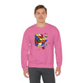 Cracked Rubik's Cube Unisex Heavy Blend™ Crewneck Sweatshirt