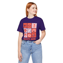 Beachy Soul Unisex Jersey Tee - Perfect Summer Vibes, Casual Wear, Gift for Beach Lovers, Vacation Outfit, Relaxed Style