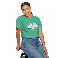 Hempstead Bay Sailing Club T-Shirt — Vintage Sailboat Race Day Tee