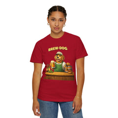 Golden Retriever Brewer Beer T-Shirt — Cute Brew-Dog Graphic Tee