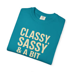 Classy Sassy T-shirt, Unisex Casual Top, Statement Tee, Gift for Her, Fashion Apparel, Birthday Humor Shirt