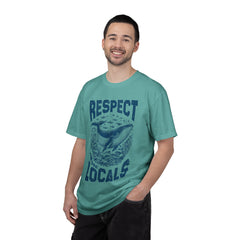 Respect the Locals Whale T-Shirt — Marine Conservation Graphic