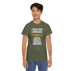 Funny United States Submarine Officer Multilingual T-Shirt