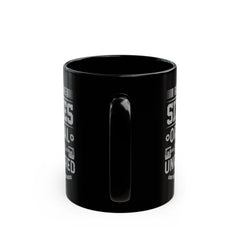 Built In The Sixties Original And Unrestored, Graphic Black Mug (11oz, 15oz)