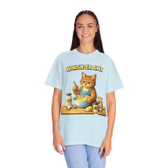 Whisker Cat Baking T-Shirt — Cute Cat Chef Graphic Tee