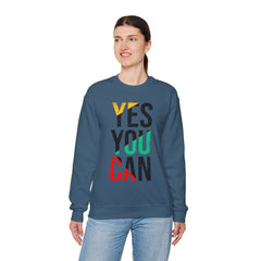 YES YOU CAN - Unisex Heavy Blend™ Crewneck Sweatshirt