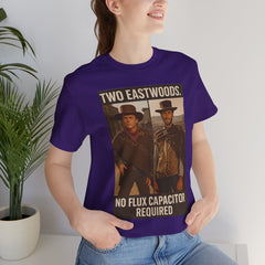 Vintage Western T-Shirt - Two Eastwoods - No Flux Capacitor Required
