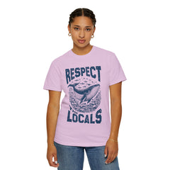 Respect the Locals Whale T-Shirt — Marine Conservation Graphic