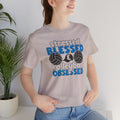 Stressed Blessed Volleyball Obsessed Shirt,Unisex Tee,graphic t shirt,gift for her,gift for him,volleyball team,playergift,fangift,Coachgift