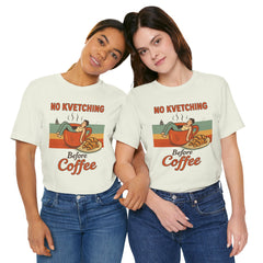 Cozy Coffee Lover Tee, No Kvetching Before Coffee Shirt, Funny Gift for Coffee Enthusiasts, Unisex Casual Apparel, Perfect for [...]