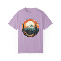 Mount Rainier National Park Graphic, Comfort Colors Soft Relaxed Fit Unisex Garment-Dyed T-shirt