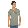 Peace Love Back The Blue in Alaska, Graphic Unisex Short Sleeve Tee