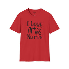 I Love A Nurse - Unisex Softstyle T-Shirt | Nurse Awareness,Gift For Him,Scrubs Lover,Hospital Staff,Gift For Her,RN, Registered Nurse