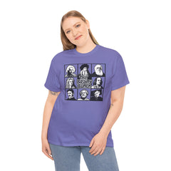 The Brainy Bunch Tee — Vintage Scientist Portraits Graphic T-Shirt