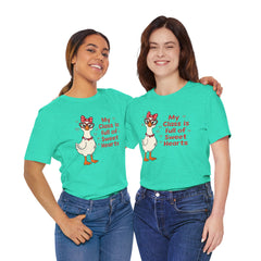 Teacher Valentine T-Shirt — "My Class Is Full of Sweet Hearts" Cute Duck Design