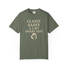 Classy Sassy T-shirt, Unisex Casual Top, Statement Tee, Gift for Her, Fashion Apparel, Birthday Humor Shirt