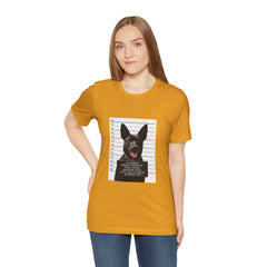 K9 Mugshot Personalized with your Dog T-Shirt