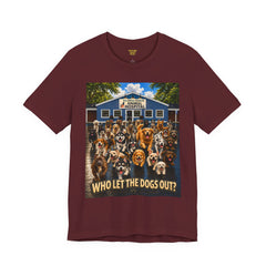 Who Let the Dogs Out? Baldwin Harbor Animal Hospital Graphic Dog Rescue T‑Shirt