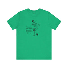 Terry Fox Inspirational Amputee Quote - Unisex Short Sleeve Tee,Amputee Awareness,Gift For Him,Gift For Her,Leg Amputee,Limb Loss Awareness