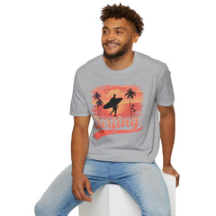 Surfing Unisex Softstyle Graphic T-Shirt