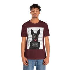 K9 Mugshot Personalized with your Dog T-Shirt