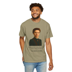Marie Curie Portrait T‑Shirt — "I Make Science Literally Lit" Science Tee