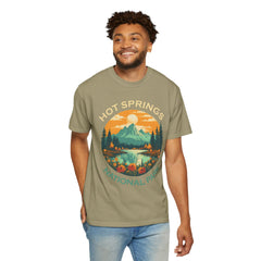 Hot Springs National Park Graphic, Comfort Colors Soft Relaxed Fit Unisex Garment-Dyed T-shirt
