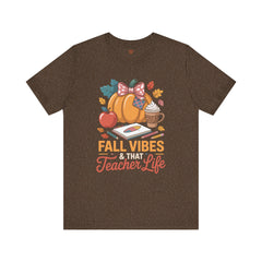 Fall Vibes Teacher Life T-Shirt