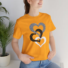 Triple Heart Design Tee