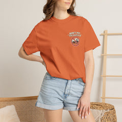 Wyoming Funny Roadtrip T-Shirt — "Three Things You Don’t Do in Wyoming" Adventure Tee