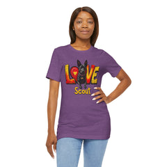 Personalized Love Your Dog T-Shirt — Designed with your dogs name and picture Graphic Tee