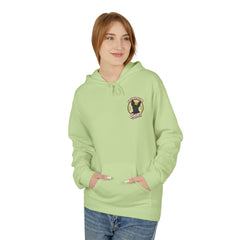Breakfast Club Hoodie — Cute Black Dog, Bacon & Egg Graphic Pullover