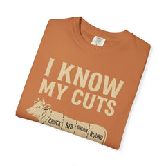Funny Cow Cuts Unisex T-Shirt - Gift for Meat Lovers, BBQ Parties